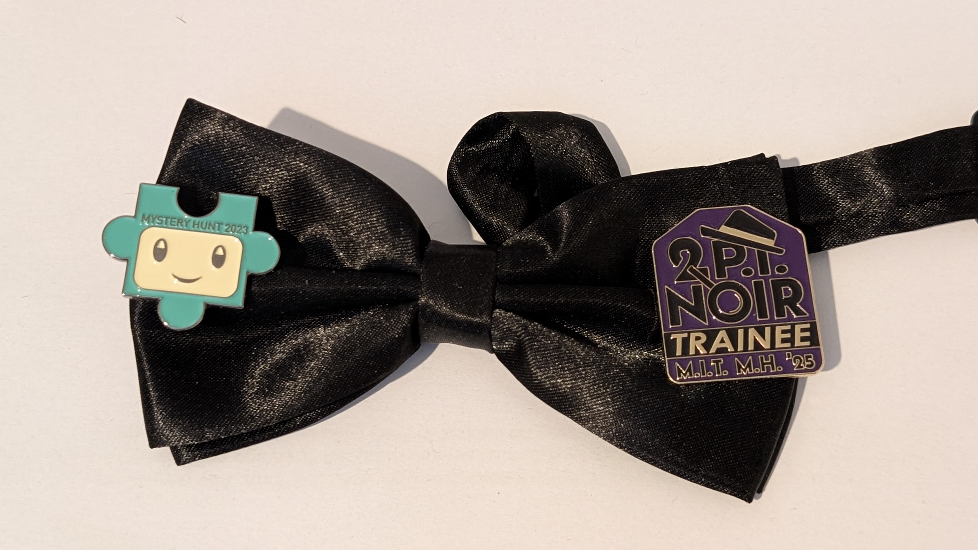 Bowtie with MATE pin and 2 Pi Noir pin