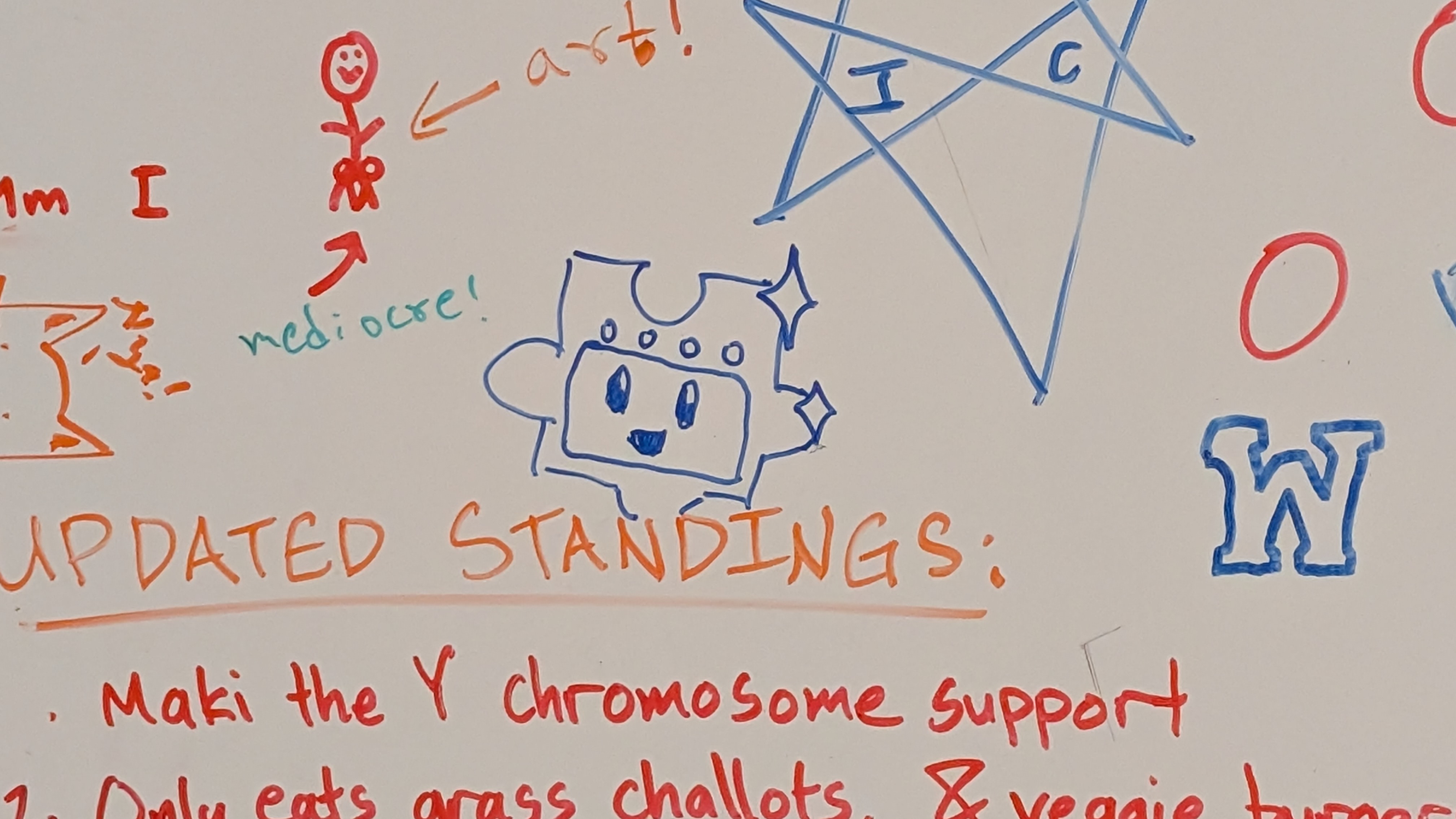 MATE on whiteboard